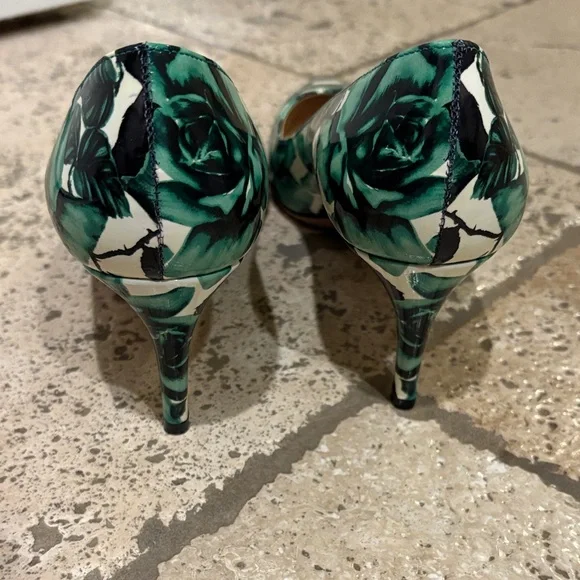 Prada Floral Kitten Heal Pump - Picture 7 of 7